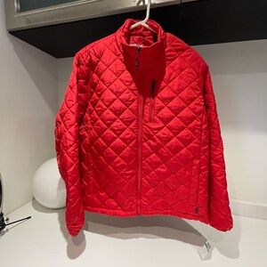 NWT $100 Hawke & Co Men’s Vibrant Red Quilted Puffer Jacket sz Large